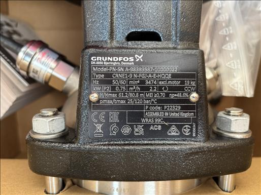 Grundfos CRNE19NFGJAEHHQ Vertical multistage centrifugal pump - Пищевое оборудование: фото 5 Grundfos CRNE19NFGJAEHHQ Vertical multistage centrifugal pump - Пищевое оборудование: фото 5