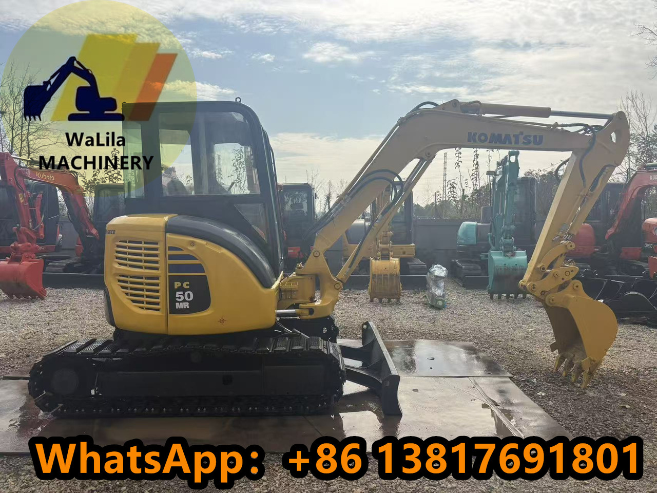 KOMATSU PC50MR-3 - Мини-экскаватор: фото 3 KOMATSU PC50MR-3 - Мини-экскаватор: фото 3