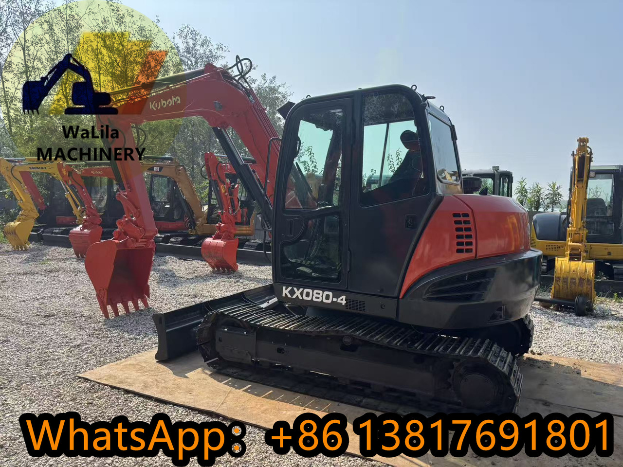 KUBOTA KX080-4 - Мини-экскаватор: фото 4 KUBOTA KX080-4 - Мини-экскаватор: фото 4