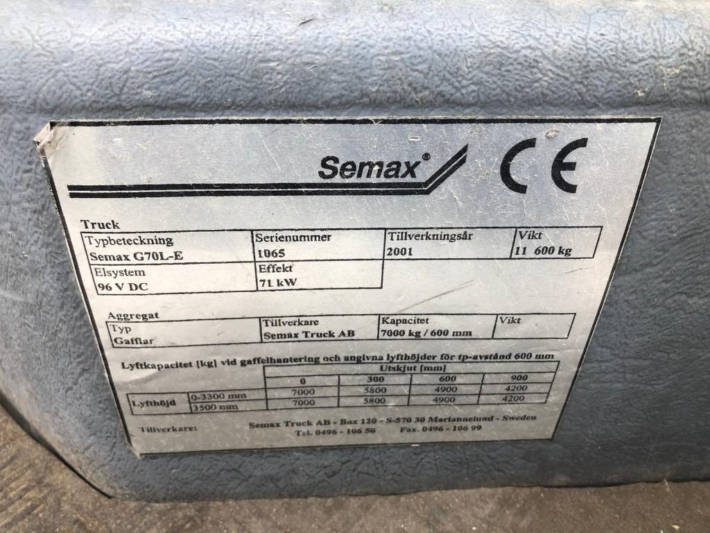 Semax G70L-E - Электропогрузчик: фото 3 Semax G70L-E - Электропогрузчик: фото 3