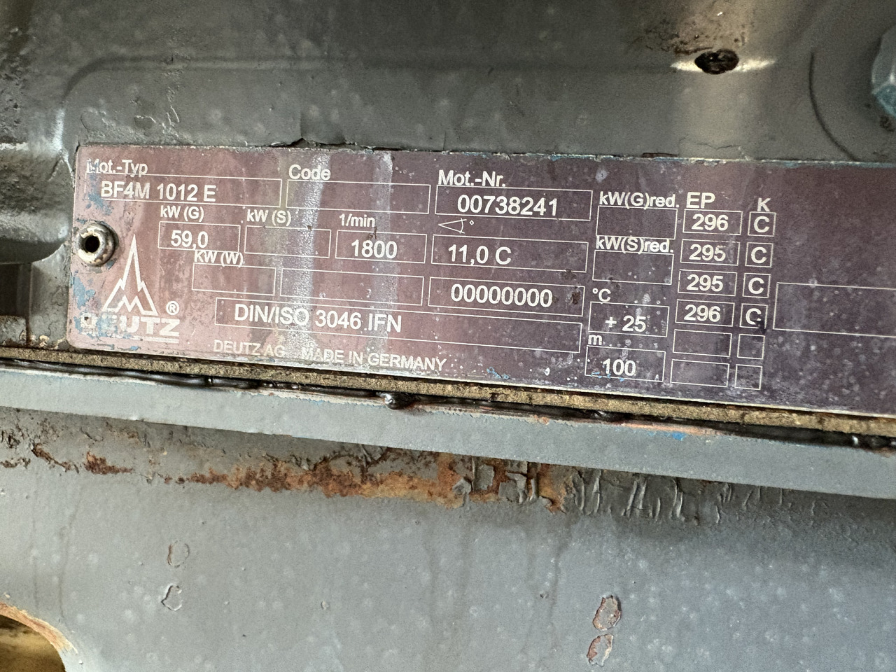 Двигатель DEUTZ BF4M 1012: фото 9