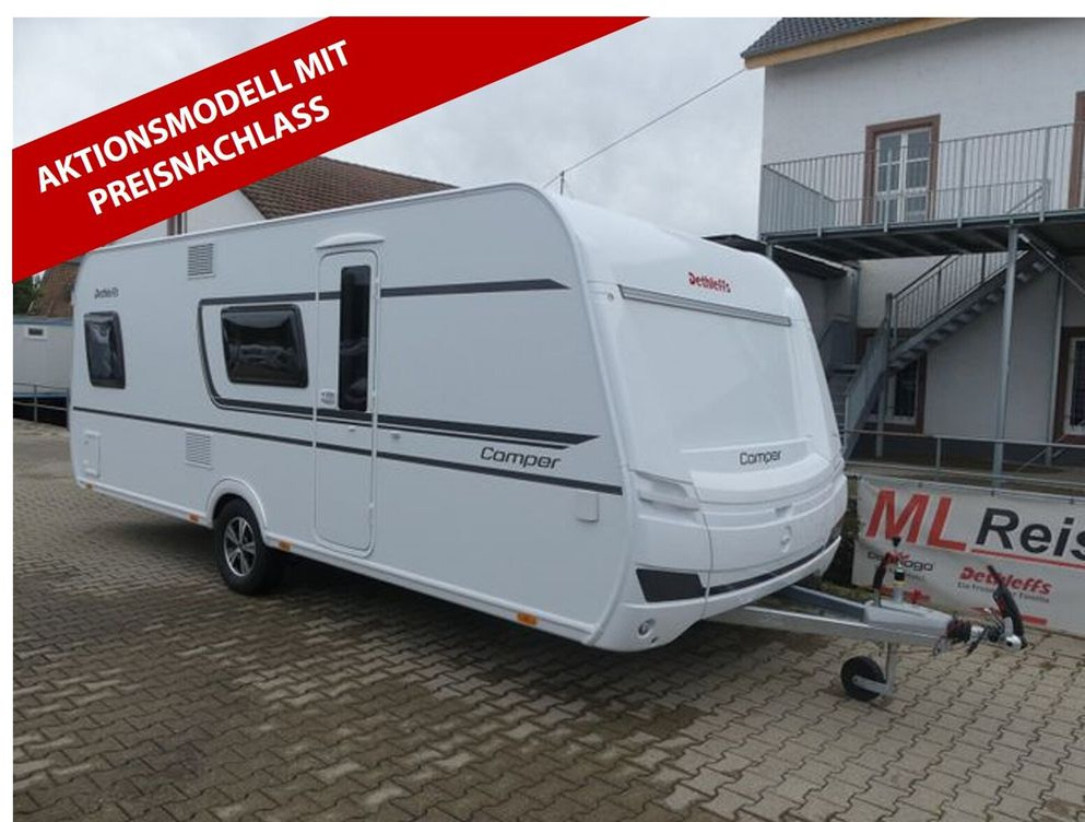 Новый Прицеп дача Dethleffs Camper 540 QMK Messepreis Stockbetten 2000kg: фото 1