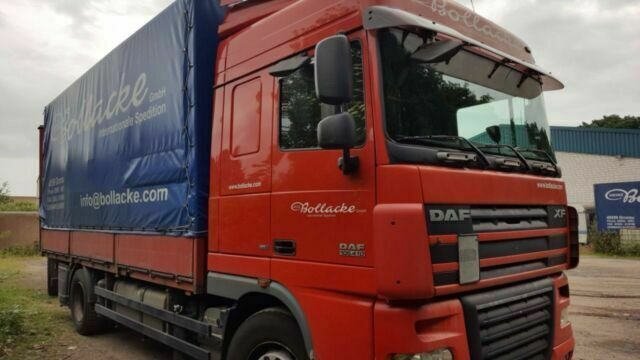 DAF 105-410 XF Plane Spriegel German Truck - Тентованный грузовик: фото 1 DAF 105-410 XF Plane Spriegel German Truck - Тентованный грузовик: фото 1