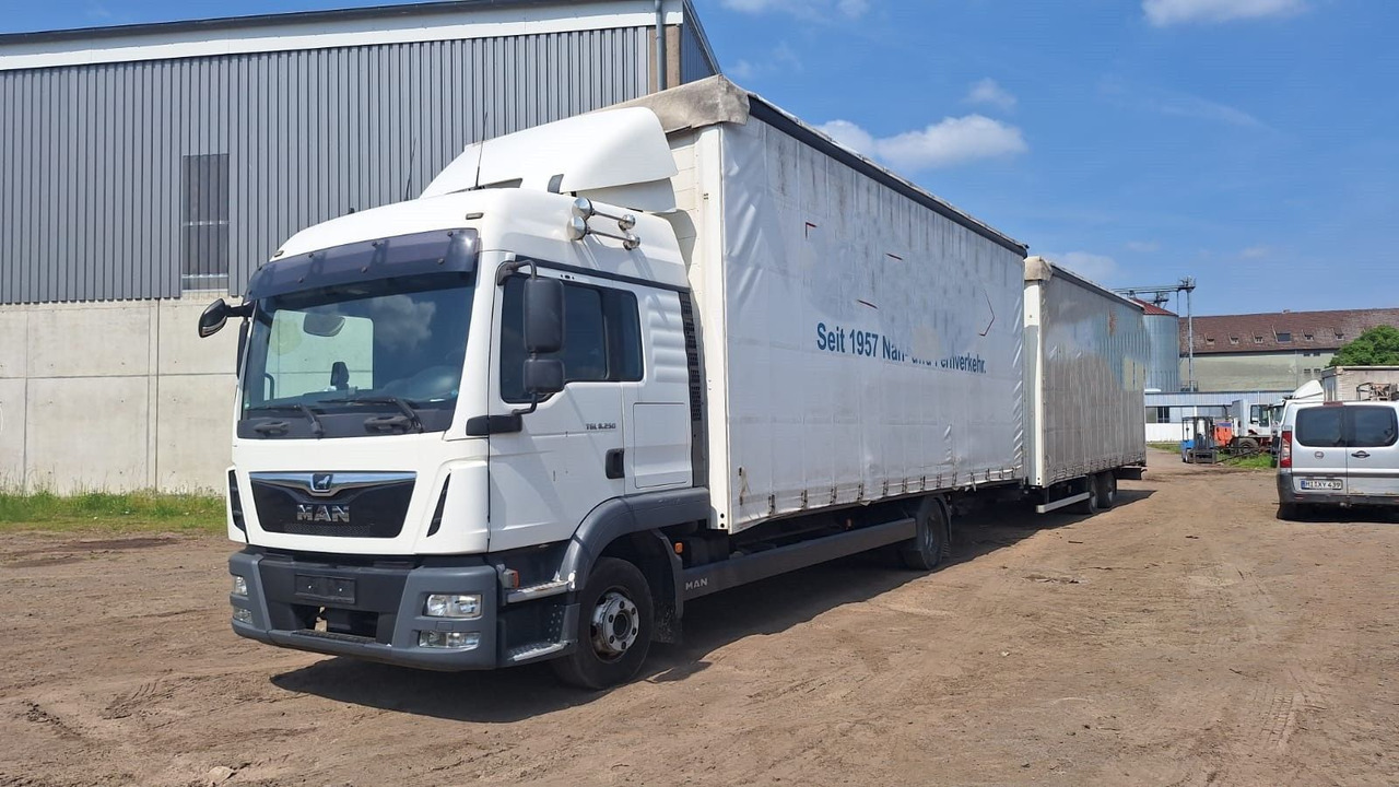 MAN TGL 8.250 Jumbo mit Anh. - Тентованный фургон: фото 1 MAN TGL 8.250 Jumbo mit Anh. - Тентованный фургон: фото 1