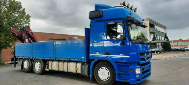 Mercedes-Benz 2544 Pritsche mit Kran Hiab XS am Heck - Грузовик бортовой/ Платформа, Автоманипулятор: фото 2 Mercedes-Benz 2544 Pritsche mit Kran Hiab XS am Heck - Грузовик бортовой/ Платформа, Автоманипулятор: фото 2