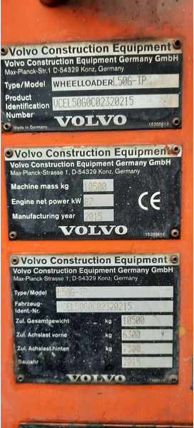 Колёсный погрузчик Volvo L50 G-IP Radlader: фото 9 Колёсный погрузчик Volvo L50 G-IP Radlader: фото 9