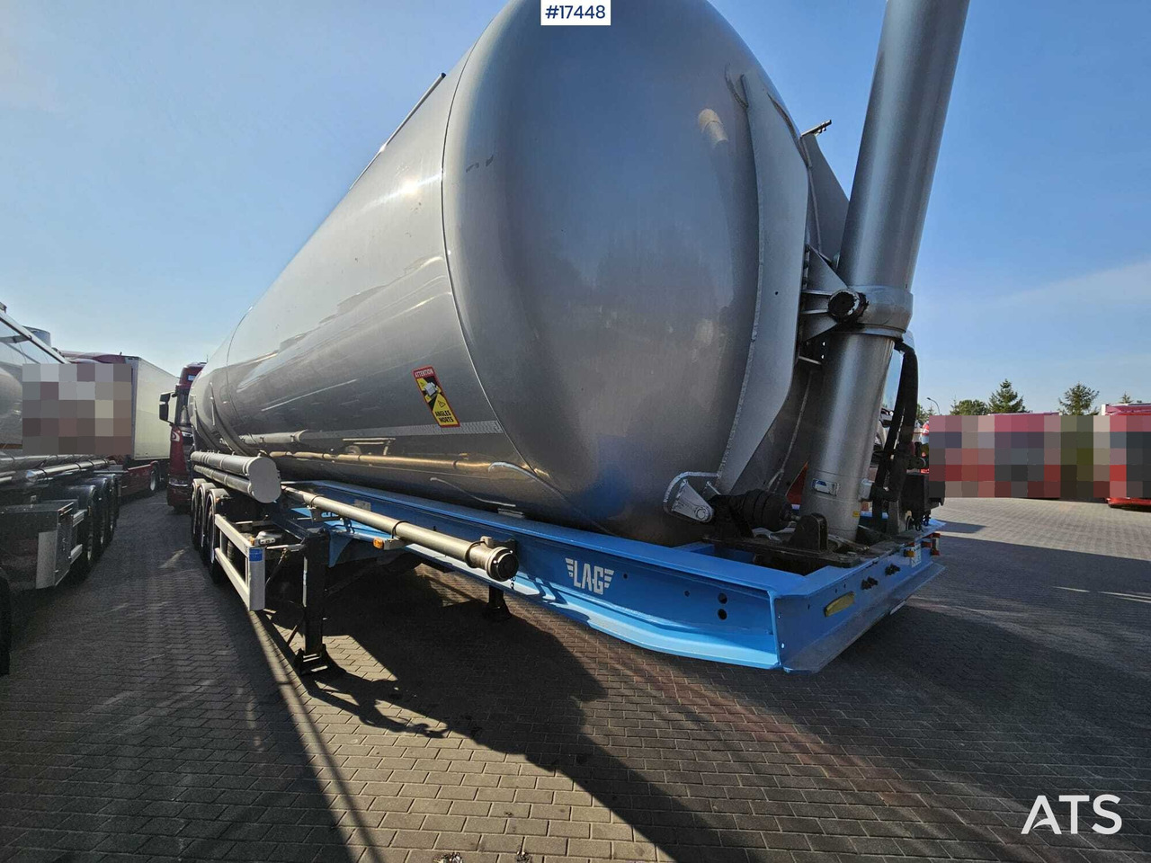2018 Lag 0-3-TI silos do materiałów sypkich - Полуприцеп цистерна для сыпучих грузов: фото 4 2018 Lag 0-3-TI silos do materiałów sypkich - Полуприцеп цистерна для сыпучих грузов: фото 4