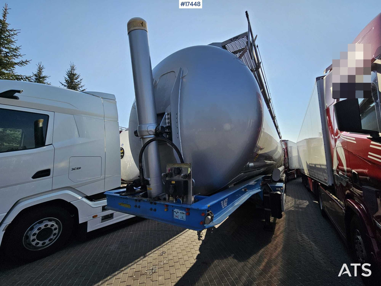 2018 Lag 0-3-TI silos do materiałów sypkich - Полуприцеп цистерна для сыпучих грузов: фото 1 2018 Lag 0-3-TI silos do materiałów sypkich - Полуприцеп цистерна для сыпучих грузов: фото 1