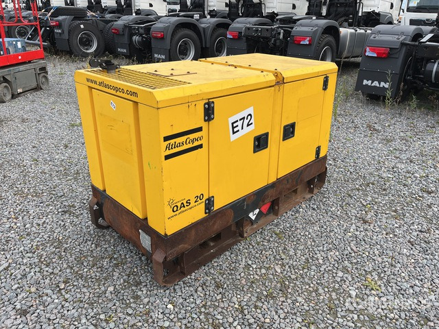2011 Atlas Copco QAS20KDS 19 kVA Skid-Mounted Generator Set - Электрогенератор: фото 2 2011 Atlas Copco QAS20KDS 19 kVA Skid-Mounted Generator Set - Электрогенератор: фото 2