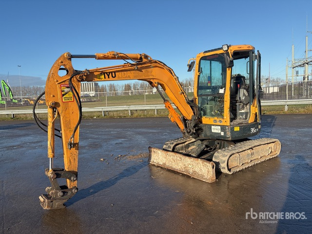 2018 Hyundai Robex x35x (Inoperable) Mini Excavator: <6.6t - Мини-экскаватор: фото 1 2018 Hyundai Robex x35x (Inoperable) Mini Excavator: <6.6t - Мини-экскаватор: фото 1