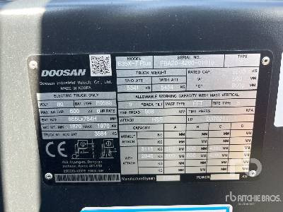 DOOSAN B35X-7 PLUS MAST - FFT, MFH 4380, OAL (Unused) - Электропогрузчик: фото 2 DOOSAN B35X-7 PLUS MAST - FFT, MFH 4380, OAL (Unused) - Электропогрузчик: фото 2