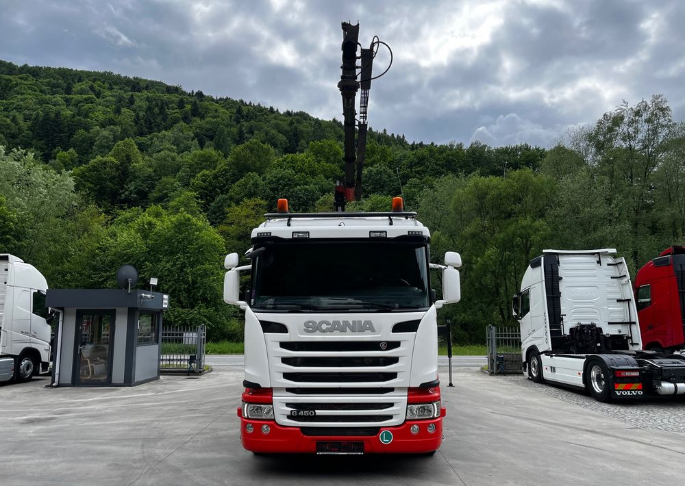 Scania G450 // 6x2// Skrzynia 6.40x2.49 // HDS Palfinger // Oś skrętna podnoszona // - Грузовик бортовой/ Платформа, Автоманипулятор: фото 3 Scania G450 // 6x2// Skrzynia 6.40x2.49 // HDS Palfinger // Oś skrętna podnoszona // - Грузовик бортовой/ Платформа, Автоманипулятор: фото 3