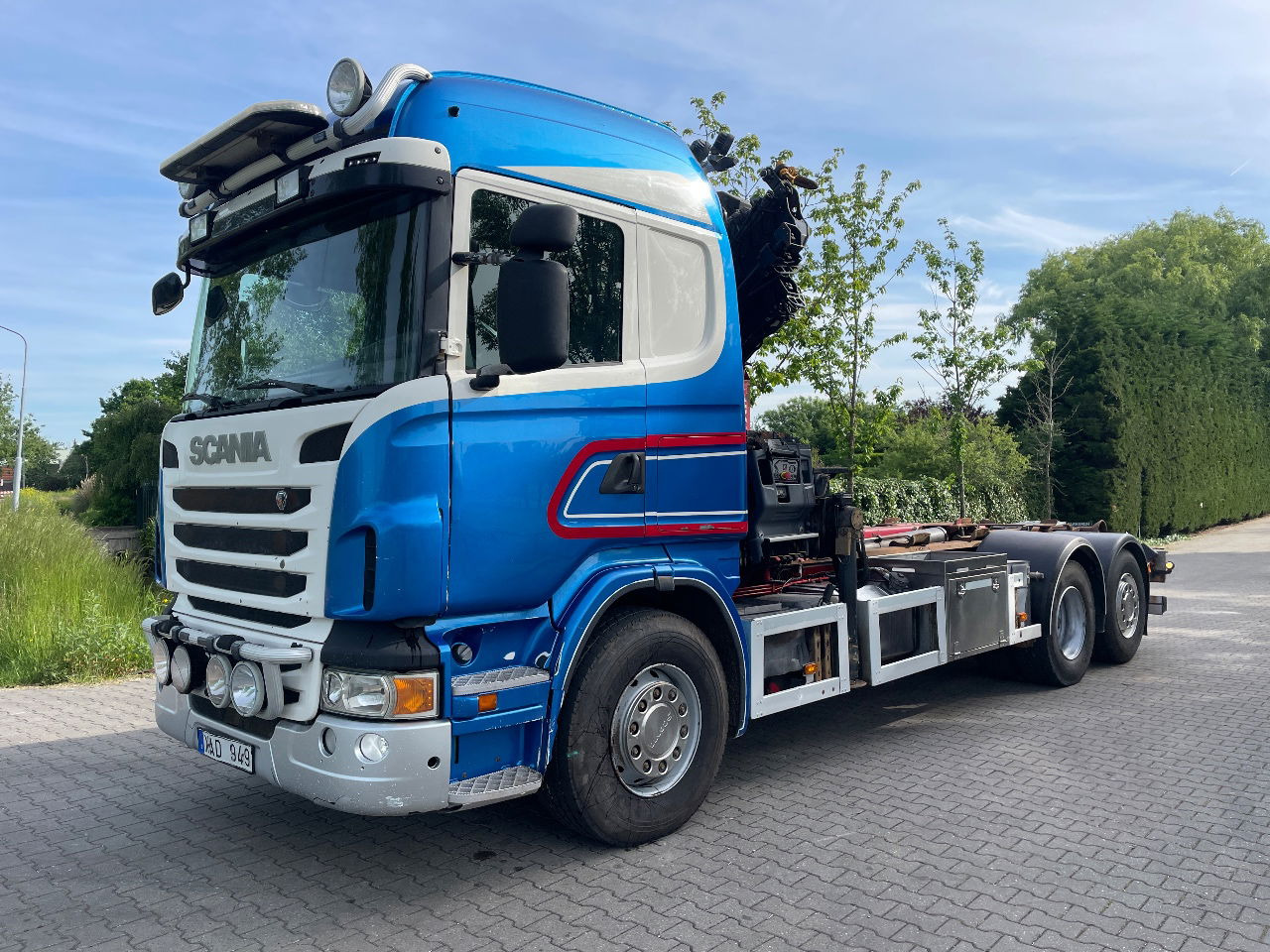Scania R480 - Грузовик-контейнеровоз/ Сменный кузов, Автоманипулятор: фото 1 Scania R480 - Грузовик-контейнеровоз/ Сменный кузов, Автоманипулятор: фото 1