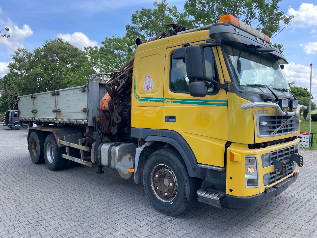 Volvo FM 12.380 .380 with Palfinger PK27000 with jib and tipper box - Самосвал, Автоманипулятор: фото 5 Volvo FM 12.380 .380 with Palfinger PK27000 with jib and tipper box - Самосвал, Автоманипулятор: фото 5