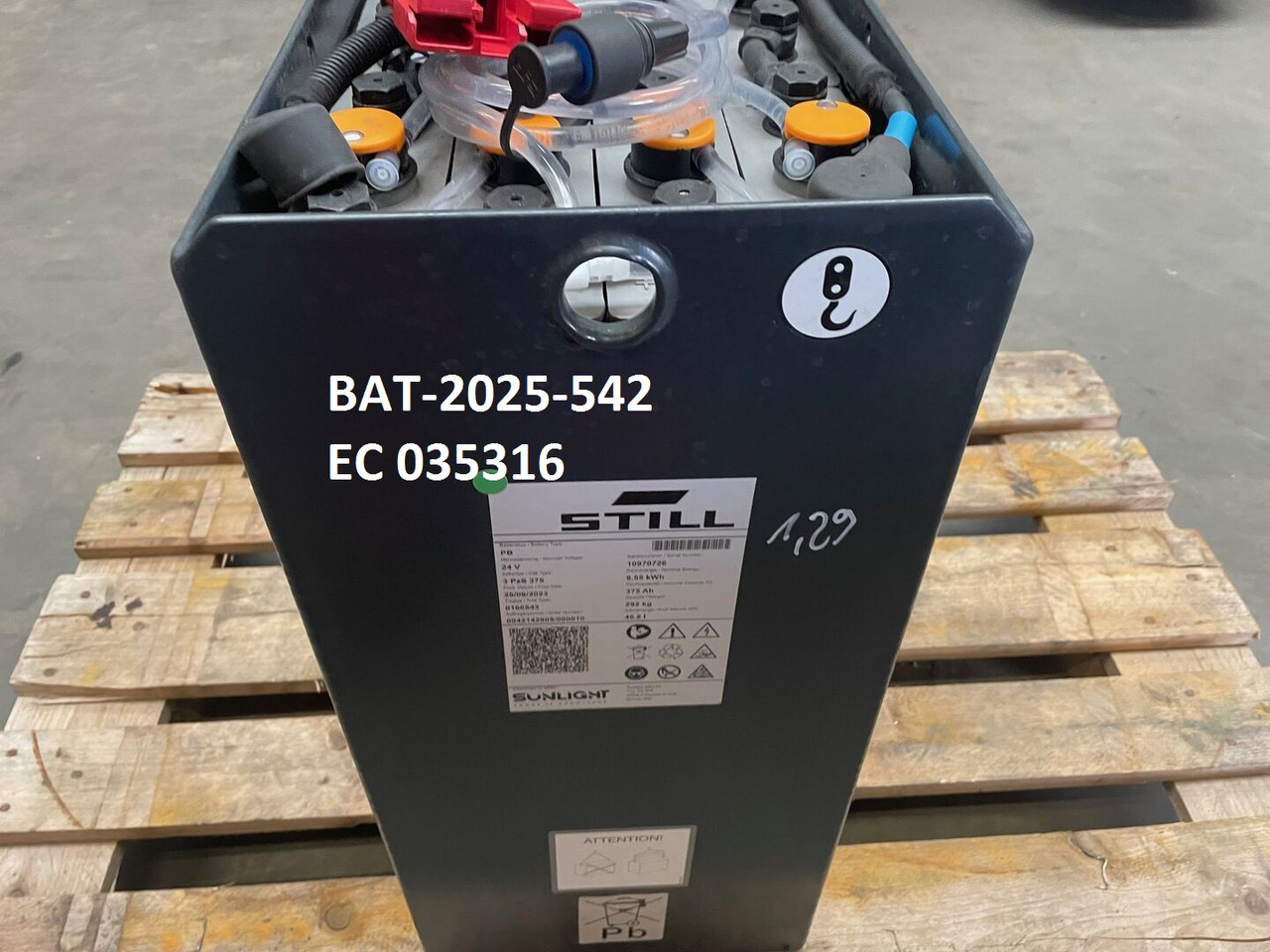 Sunlight I 24 Volt I 3 PzS 375 - Аккумулятор для Погрузочно-разгрузочной техники: фото 5 Sunlight I 24 Volt I 3 PzS 375 - Аккумулятор для Погрузочно-разгрузочной техники: фото 5