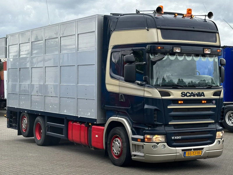 Scania R420 6x2 Topline / 3 Stock Animal Transport / Retarder / Euro 5 - Грузовик для перевозки животных: фото 2 Scania R420 6x2 Topline / 3 Stock Animal Transport / Retarder / Euro 5 - Грузовик для перевозки животных: фото 2