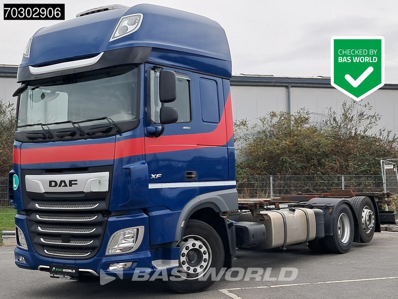 DAF XF 480 6X2 BDF Retarder SSC Lift+Steering Axle Automatic Euro 6 - Грузовик-контейнеровоз/ Сменный кузов: фото 1 DAF XF 480 6X2 BDF Retarder SSC Lift+Steering Axle Automatic Euro 6 - Грузовик-контейнеровоз/ Сменный кузов: фото 1