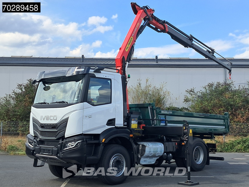 Iveco X-Way 460 4X2 NEW Palfinger PK12.501 Kran Crane Remote 3-way tipper ACC Navi - Самосвал, Автоманипулятор: фото 2 Iveco X-Way 460 4X2 NEW Palfinger PK12.501 Kran Crane Remote 3-way tipper ACC Navi - Самосвал, Автоманипулятор: фото 2