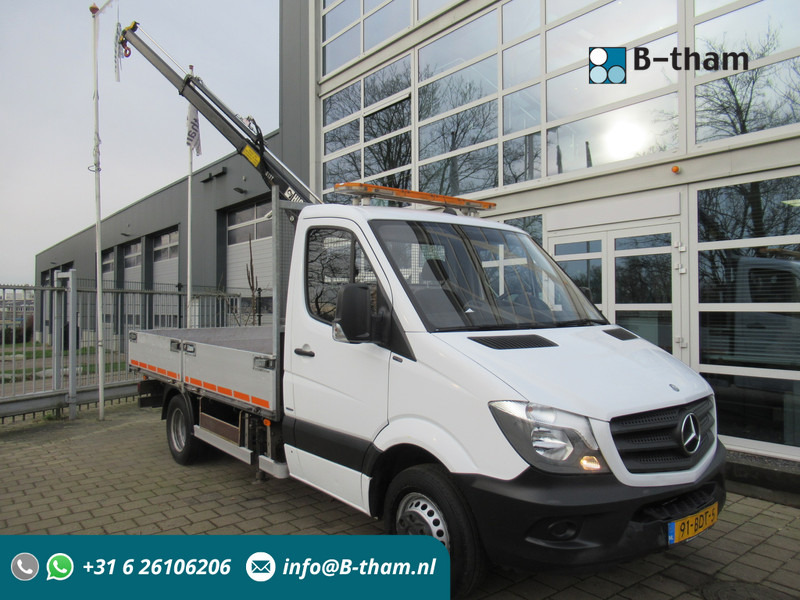 Mercedes-Benz Sprinter 516 + HIAB 013-T - Малотоннажный бортовой грузовик: фото 1 Mercedes-Benz Sprinter 516 + HIAB 013-T - Малотоннажный бортовой грузовик: фото 1