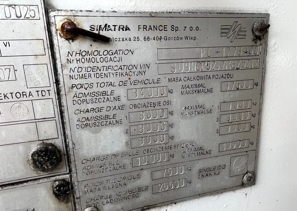 Sommer Simatra France - Полуприцеп-цистерна: фото 5 Sommer Simatra France - Полуприцеп-цистерна: фото 5