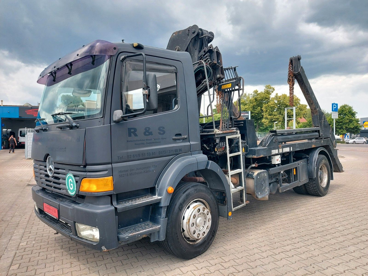 Mercedes-Benz Actros 1828 Hiab Absetzkipper Hiab Kran Absetzer - Самосвал, Автоманипулятор: фото 5 Mercedes-Benz Actros 1828 Hiab Absetzkipper Hiab Kran Absetzer - Самосвал, Автоманипулятор: фото 5