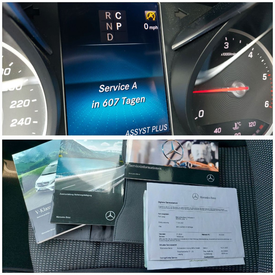 Пассажирский фургон Mercedes-Benz V 300 V -Klasse EDITION 2020 4MATIC lang AMG: фото 28