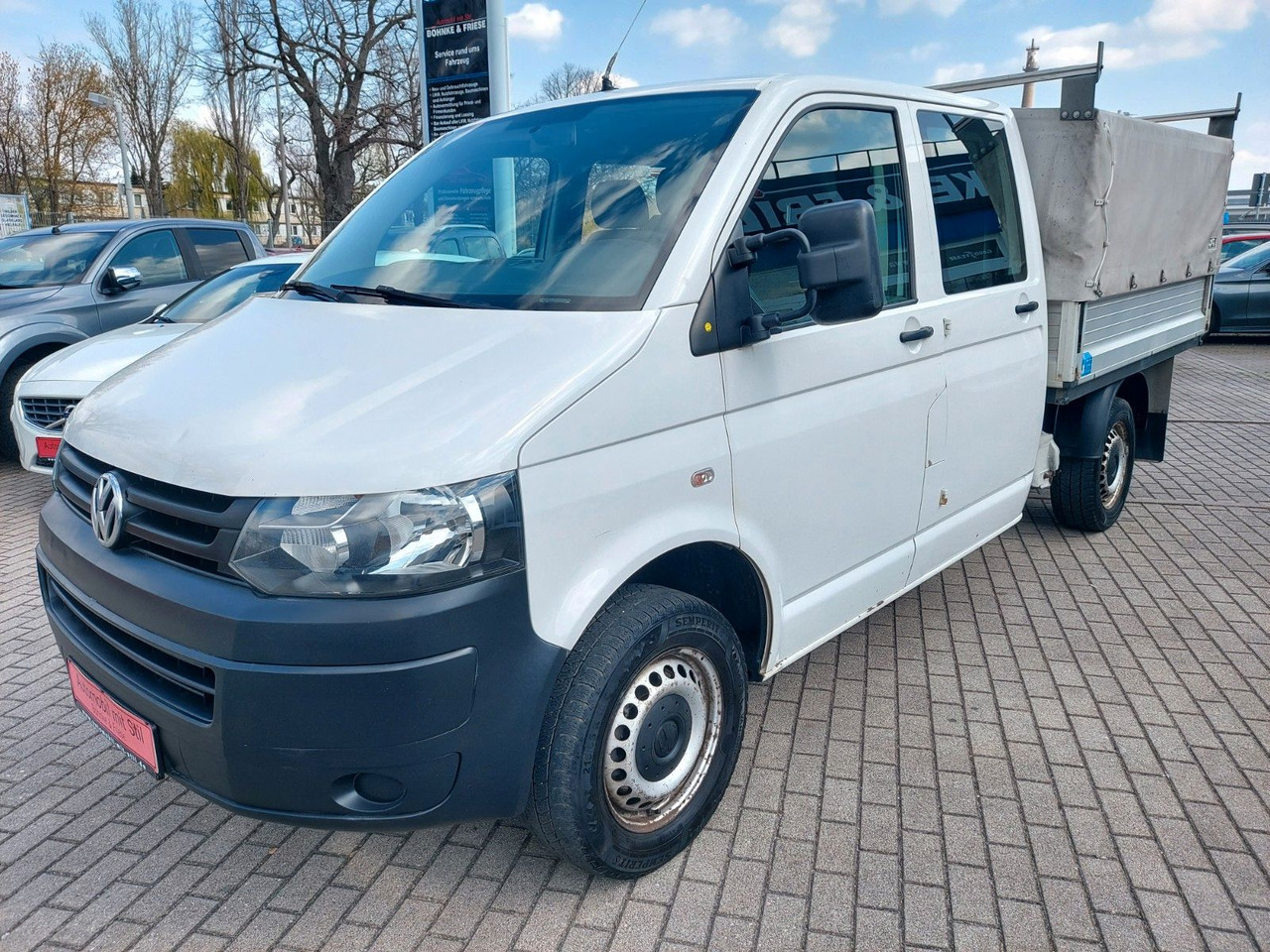Volkswagen T5 Transporter Pritsche DOKA 4MOTION 4x4 Klima - Тентованный фургон, Грузопассажирский фургон: фото 1 Volkswagen T5 Transporter Pritsche DOKA 4MOTION 4x4 Klima - Тентованный фургон, Грузопассажирский фургон: фото 1