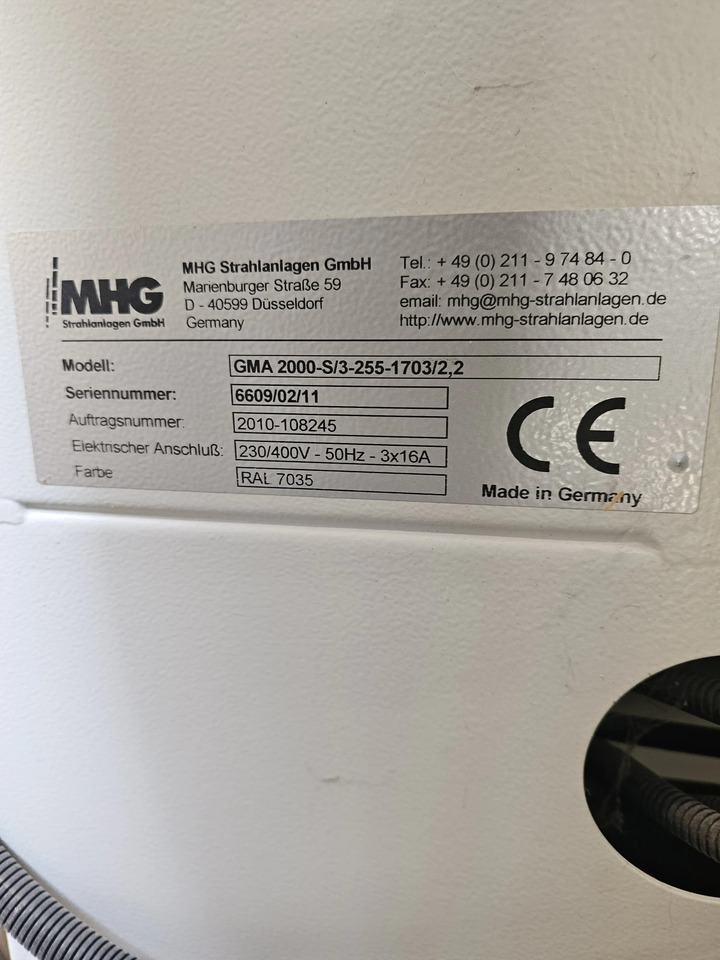 1 Stk. Glasscheiben Strahlanlage (MHG) - Станок: фото 3 1 Stk. Glasscheiben Strahlanlage (MHG) - Станок: фото 3