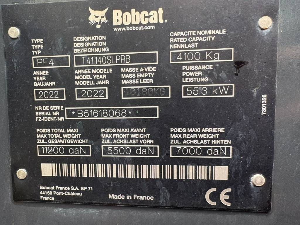 Bobcat T41.140 SLP (not JCB 540-140) в лизинг Bobcat T41.140 SLP (not JCB 540-140): фото 7 Bobcat T41.140 SLP (not JCB 540-140) в лизинг Bobcat T41.140 SLP (not JCB 540-140): фото 7