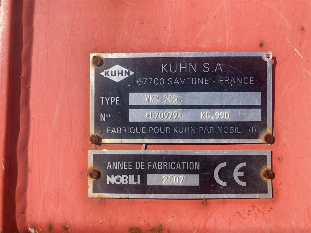 Kuhn VKM 305  - Косилка: фото 4 Kuhn VKM 305  - Косилка: фото 4