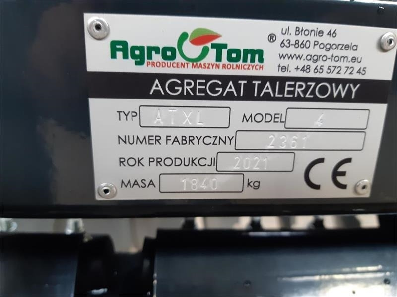 Agro - TOM XL 4 meter hd modellen - Дисковая борона: фото 3 Agro - TOM XL 4 meter hd modellen - Дисковая борона: фото 3