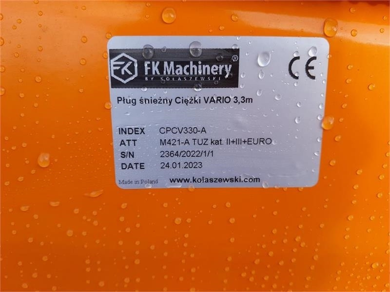 - - - fk machinery 330 - Отвал для снега для Сельскохозяйственной техники: фото 4 - - - fk machinery 330 - Отвал для снега для Сельскохозяйственной техники: фото 4