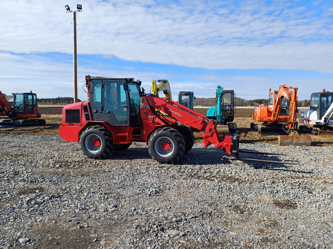 Колёсный погрузчик Schäffer 870TD Teleskooppi puomilla: фото 6