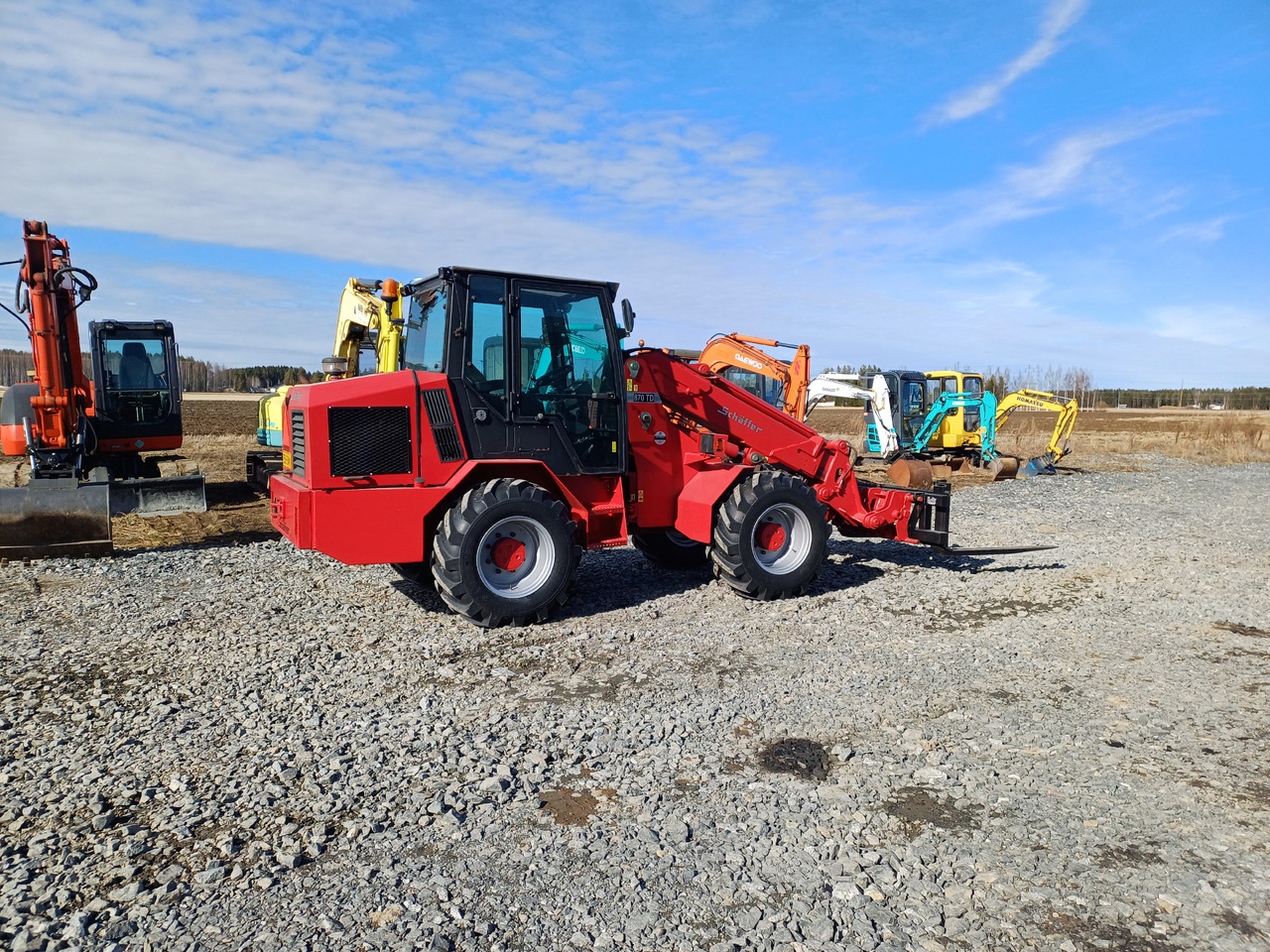 Колёсный погрузчик Schäffer 870TD Teleskooppi puomilla: фото 7