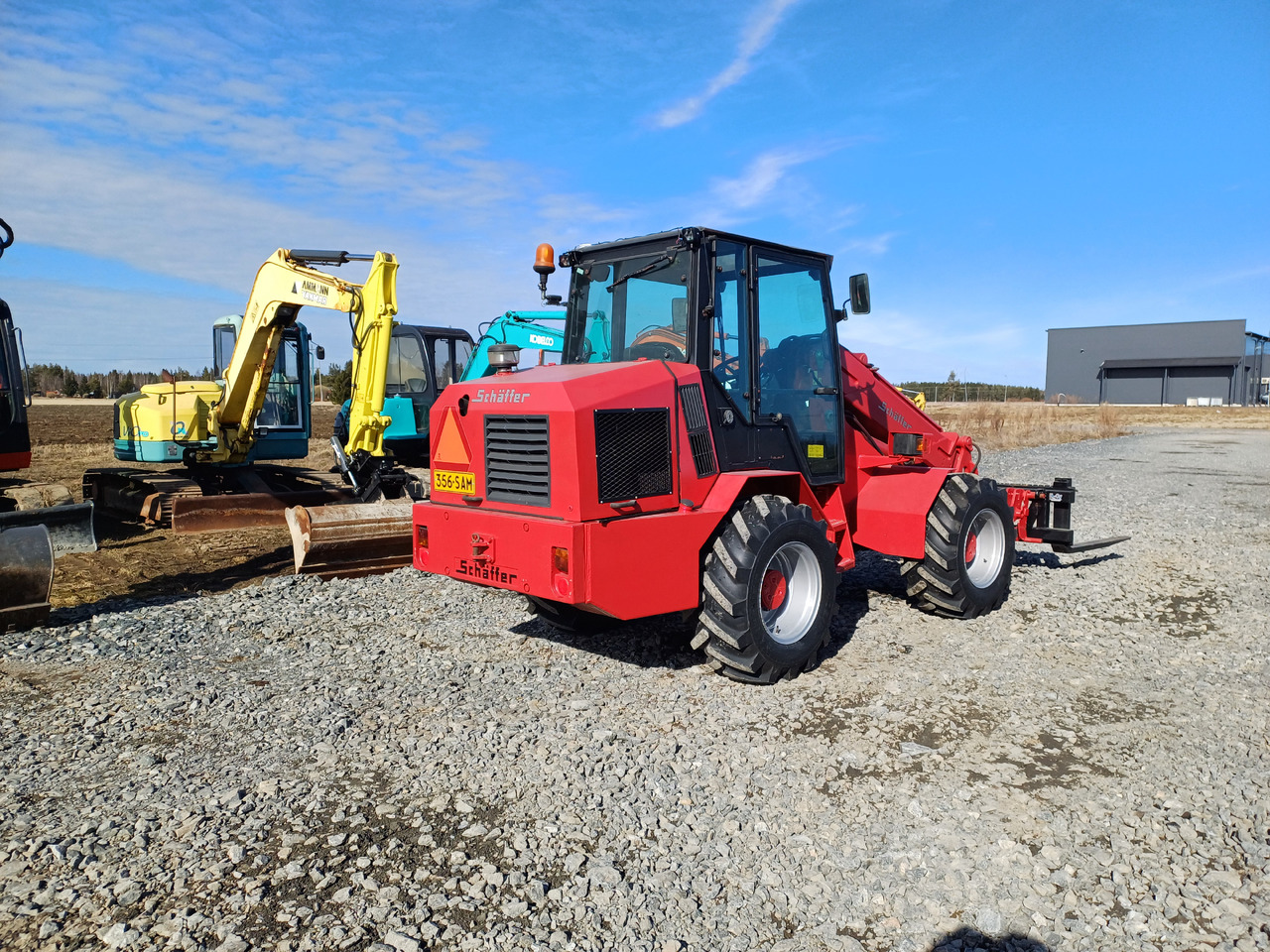 Колёсный погрузчик Schäffer 870TD Teleskooppi puomilla: фото 8