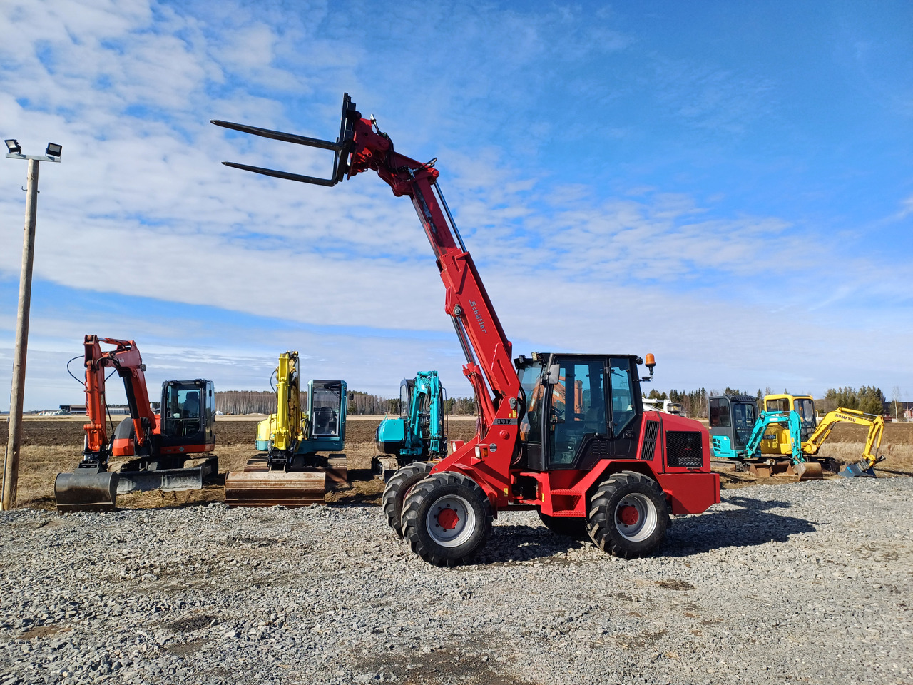Колёсный погрузчик Schäffer 870TD Teleskooppi puomilla: фото 10
