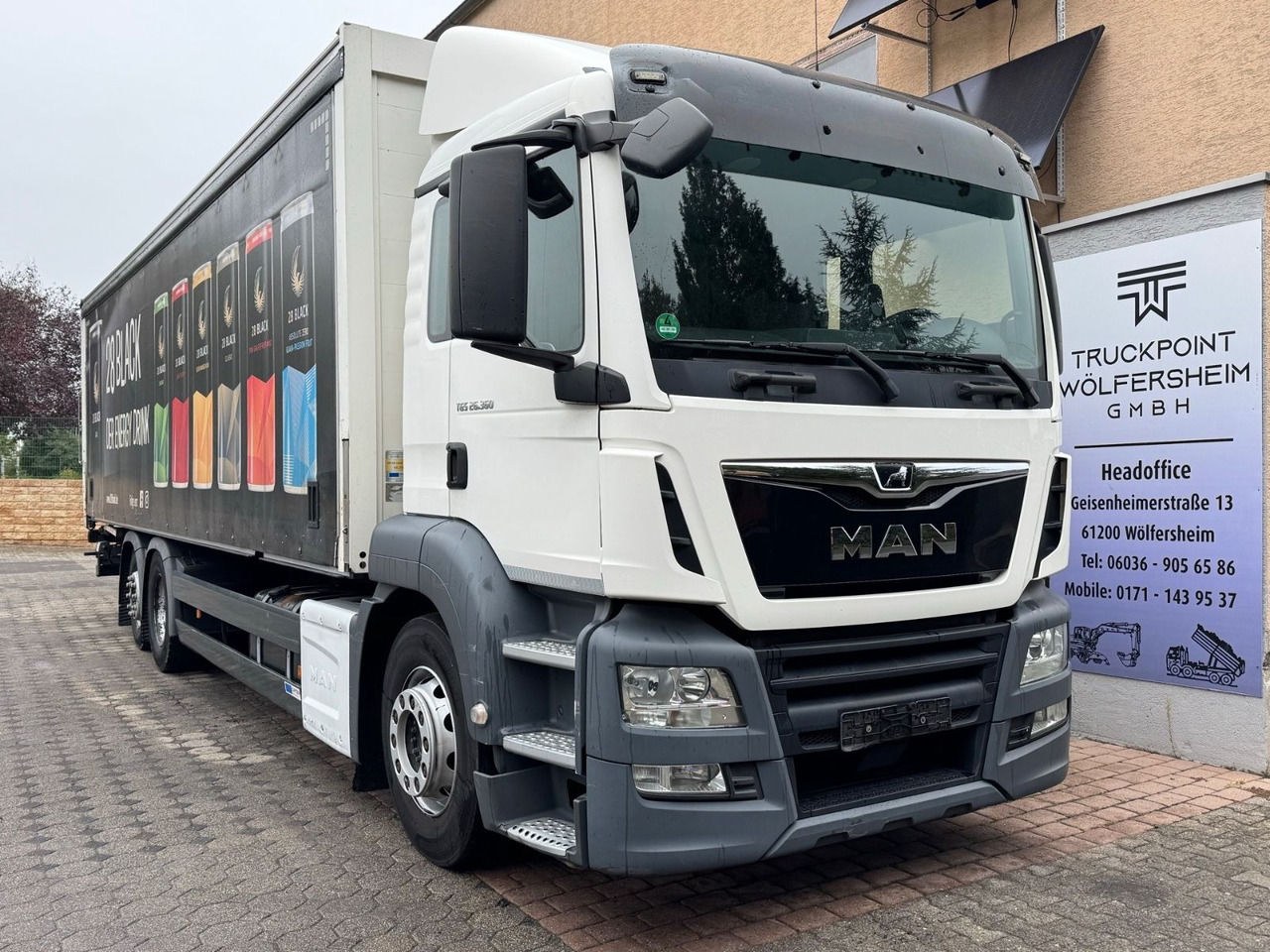 MAN TGS 26.360/LBW/Lenk-Lift/AHK/Voll-Luft - Грузовик для перевозки напитков: фото 1 MAN TGS 26.360/LBW/Lenk-Lift/AHK/Voll-Luft - Грузовик для перевозки напитков: фото 1