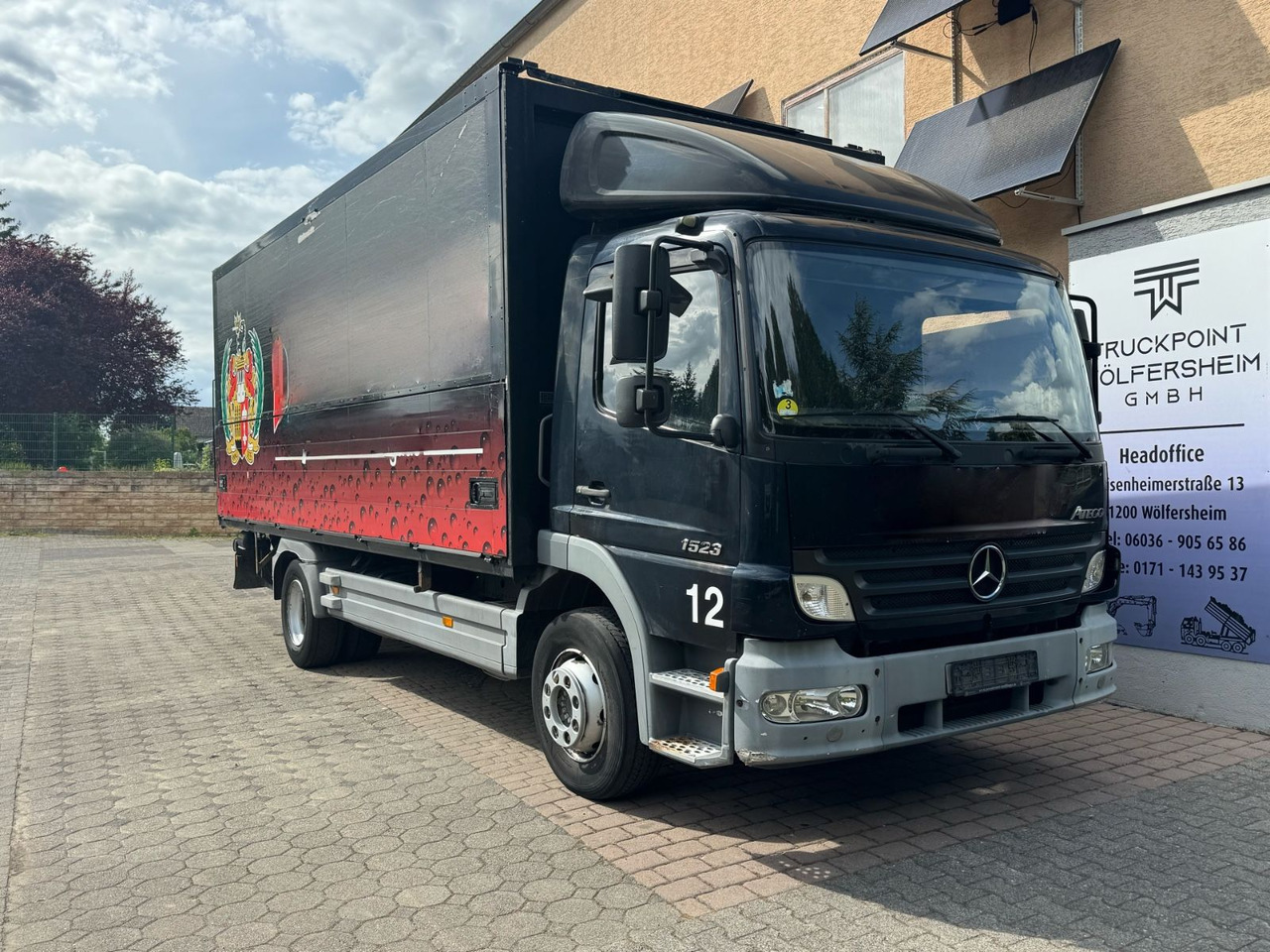 Mercedes-Benz Atego1523/LBW/AHK/Klima/Standh./aus.1Hand - Грузовик для перевозки напитков: фото 1 Mercedes-Benz Atego1523/LBW/AHK/Klima/Standh./aus.1Hand - Грузовик для перевозки напитков: фото 1