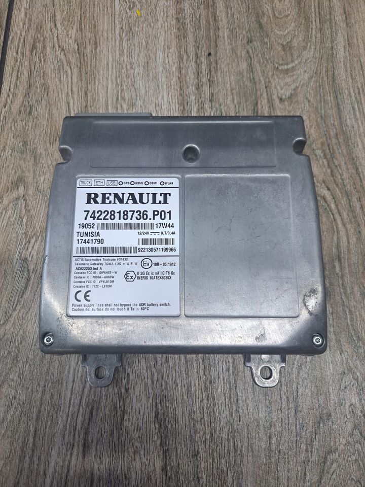 RENAULT STEROWNIK MODUŁ GPS GSM DYNAFLET RENAULT GAMA T RANGE - Блок управления для Грузовиков: фото 1 RENAULT STEROWNIK MODUŁ GPS GSM DYNAFLET RENAULT GAMA T RANGE - Блок управления для Грузовиков: фото 1