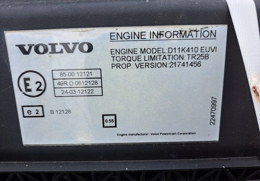 VOLVO KOMPLETNY VOLVO FM 4 FMX D11K 410 450 - Двигатель: фото 5 VOLVO KOMPLETNY VOLVO FM 4 FMX D11K 410 450 - Двигатель: фото 5