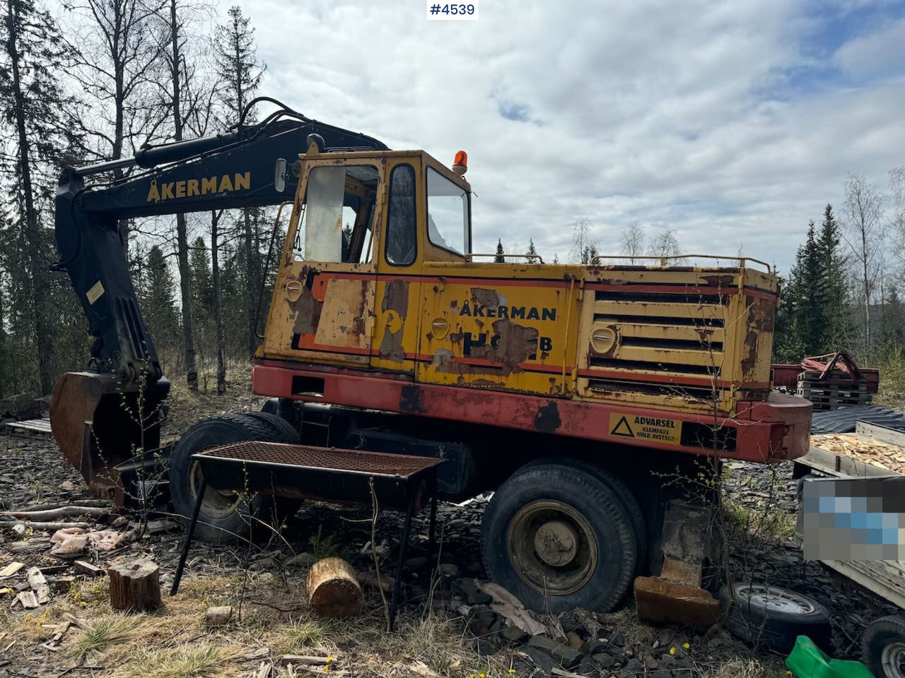 1979 Åkerman H9 Wheeled excavator w/ bucket. Repair object. - Экскаватор: фото 5 1979 Åkerman H9 Wheeled excavator w/ bucket. Repair object. - Экскаватор: фото 5