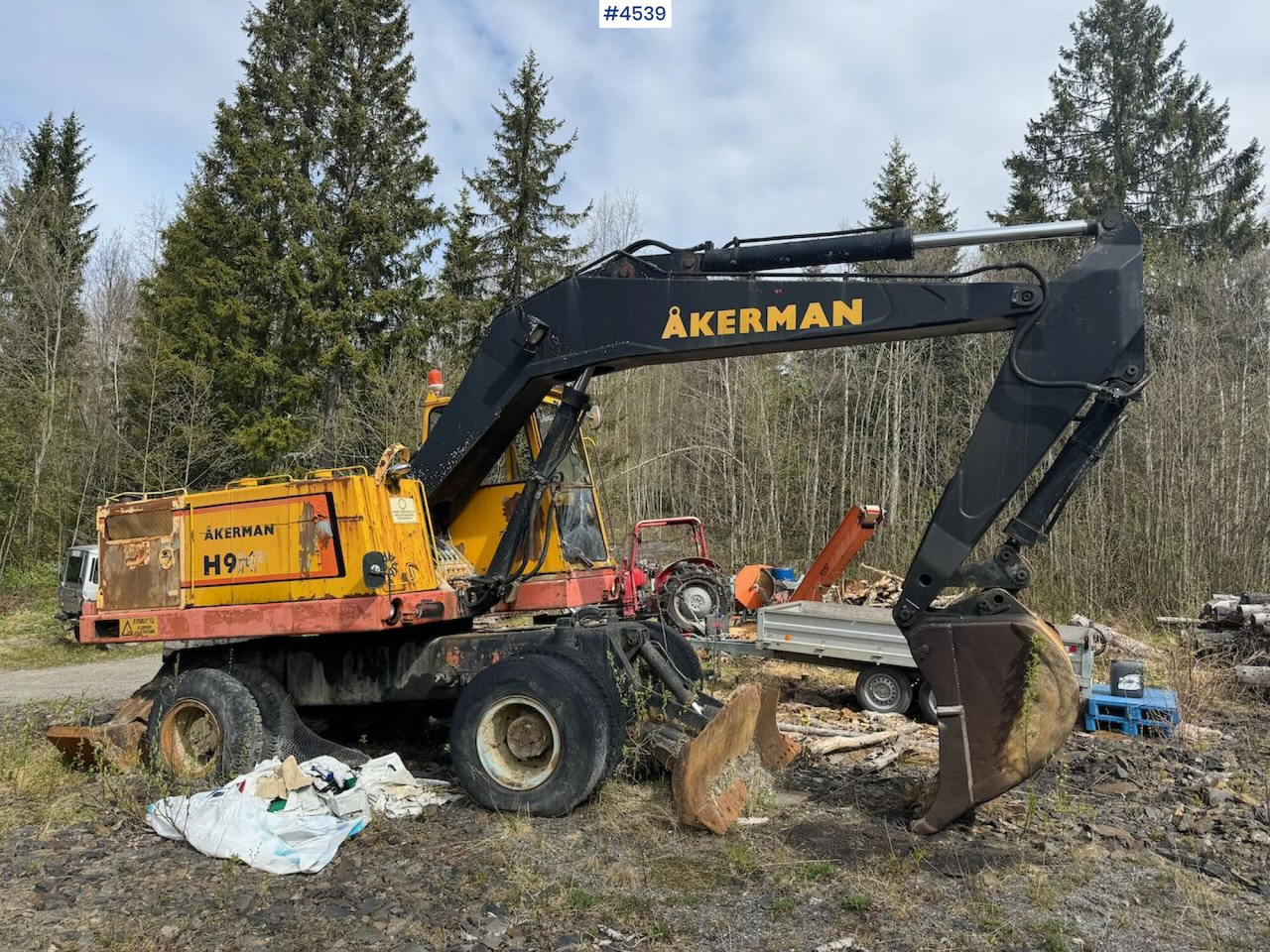 1979 Åkerman H9 Wheeled excavator w/ bucket. Repair object. - Экскаватор: фото 2 1979 Åkerman H9 Wheeled excavator w/ bucket. Repair object. - Экскаватор: фото 2