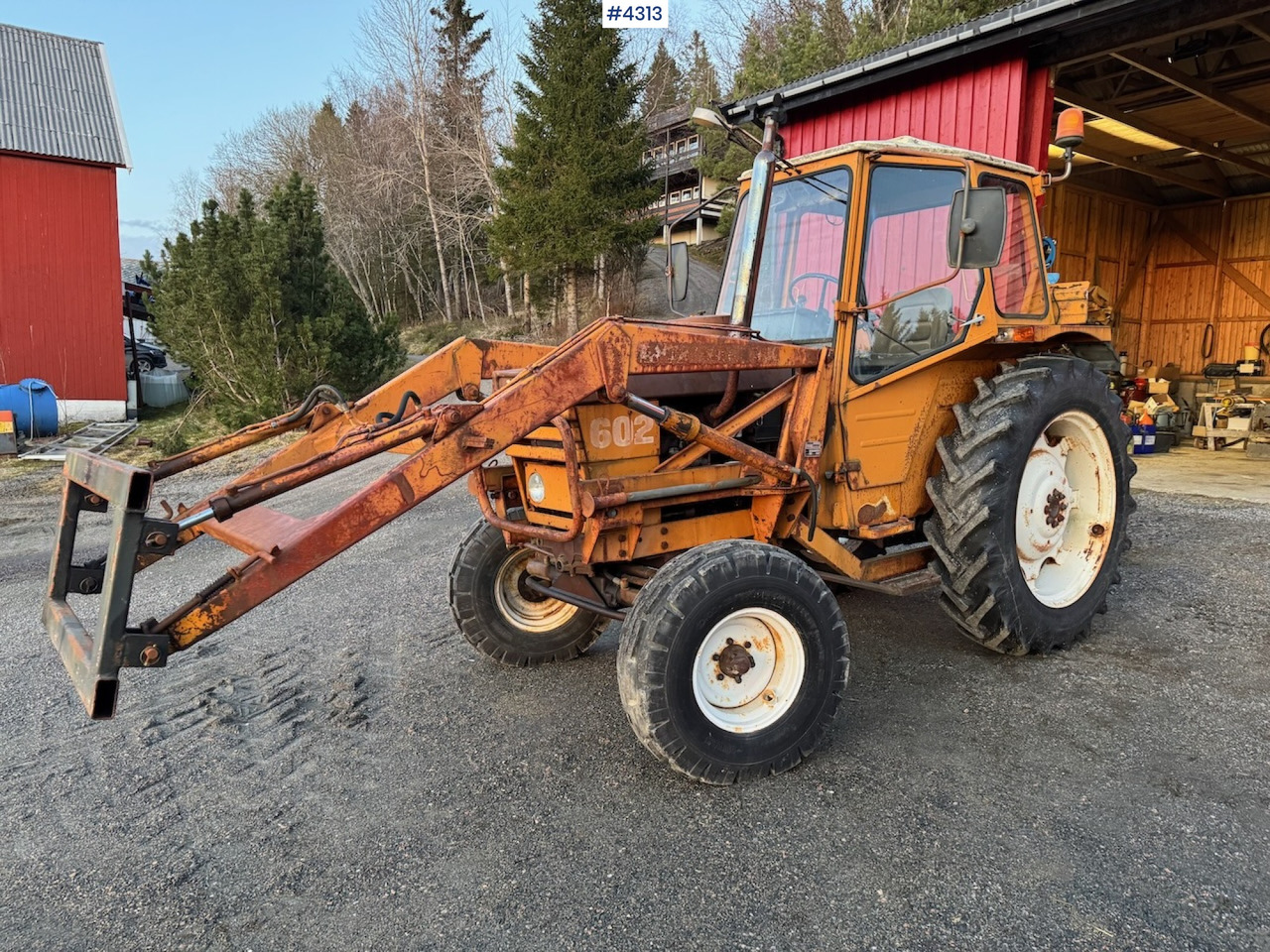 1980 Valmet 602 m/ frontlaster - Трактор: фото 1 1980 Valmet 602 m/ frontlaster - Трактор: фото 1