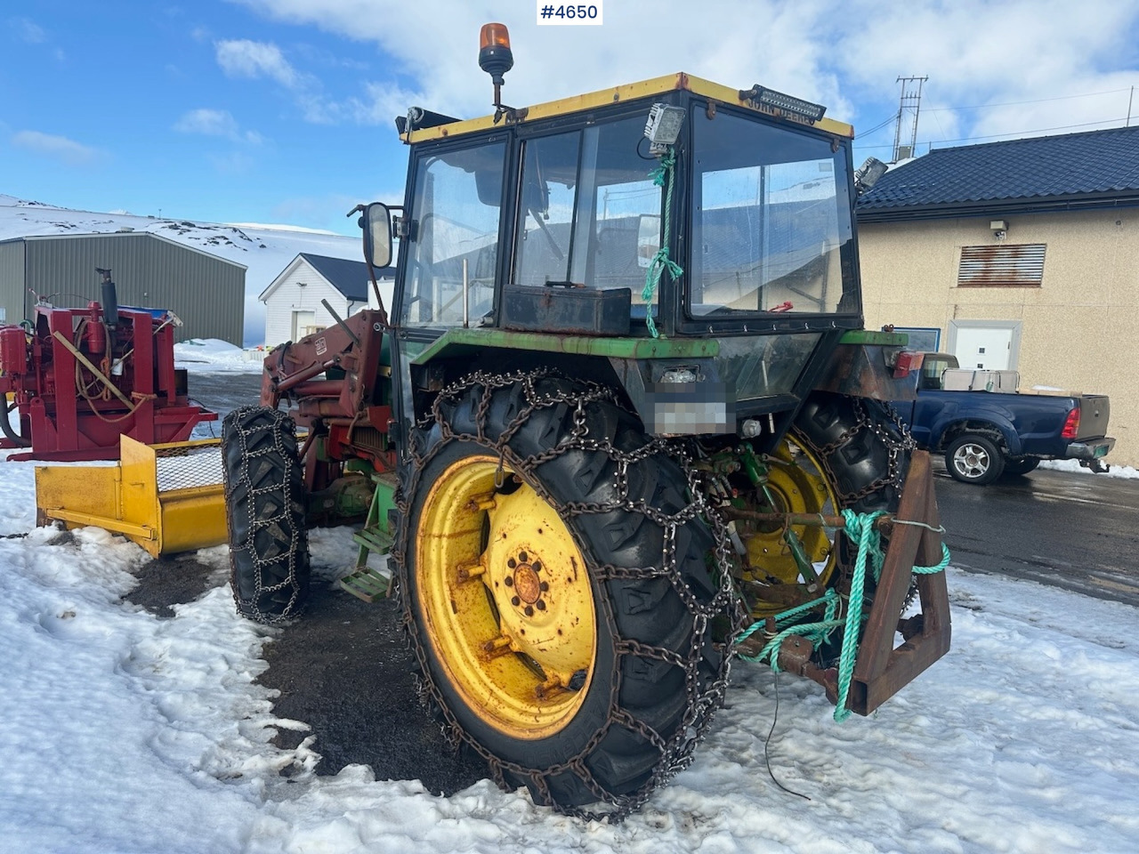 1981 John Deere 2040 w/ loader, triangle, snow blower, pallet forks and hydraulic unit. WATCH VIDEO. - Трактор: фото 3 1981 John Deere 2040 w/ loader, triangle, snow blower, pallet forks and hydraulic unit. WATCH VIDEO. - Трактор: фото 3