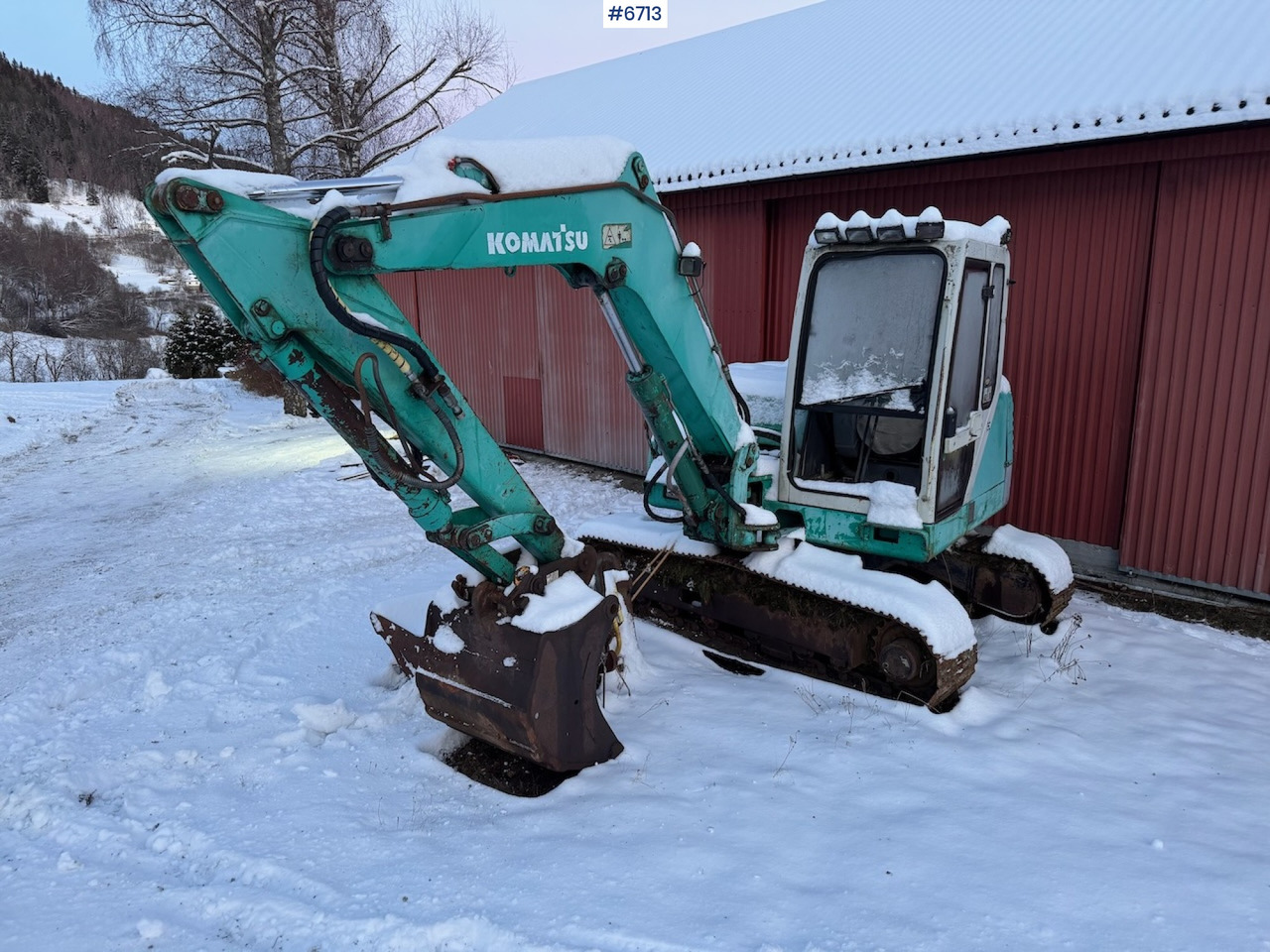 1994 Komatsu PC 95 w/ 2 buckets. - Мини-экскаватор: фото 5 1994 Komatsu PC 95 w/ 2 buckets. - Мини-экскаватор: фото 5