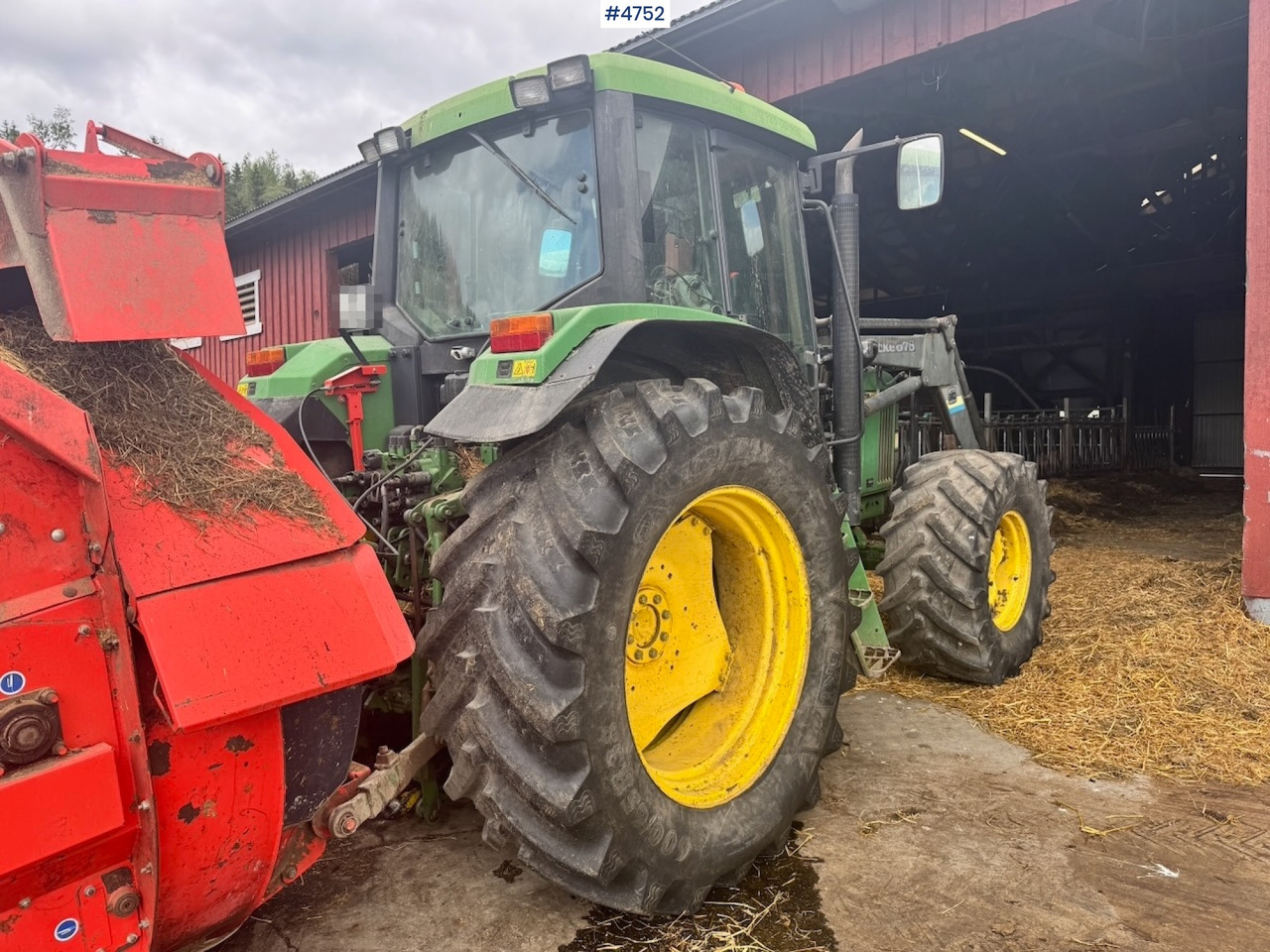 1998 John Deere 6506 4x4 w/ Front loader - Трактор: фото 5 1998 John Deere 6506 4x4 w/ Front loader - Трактор: фото 5