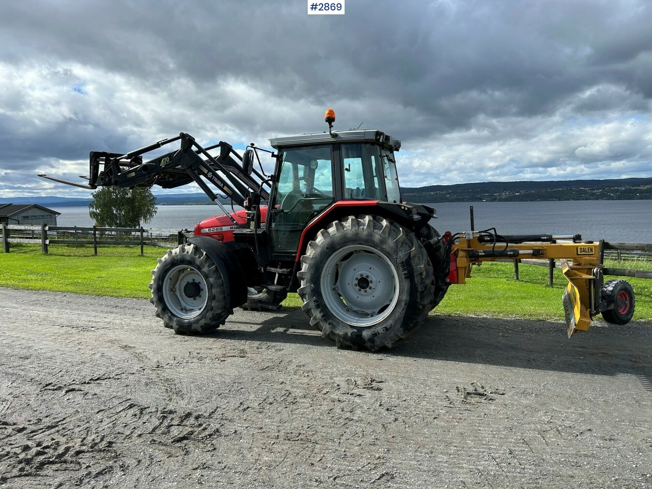 1999 Massey Ferguson 6265 w/ trima 420 front loader - Трактор: фото 4 1999 Massey Ferguson 6265 w/ trima 420 front loader - Трактор: фото 4