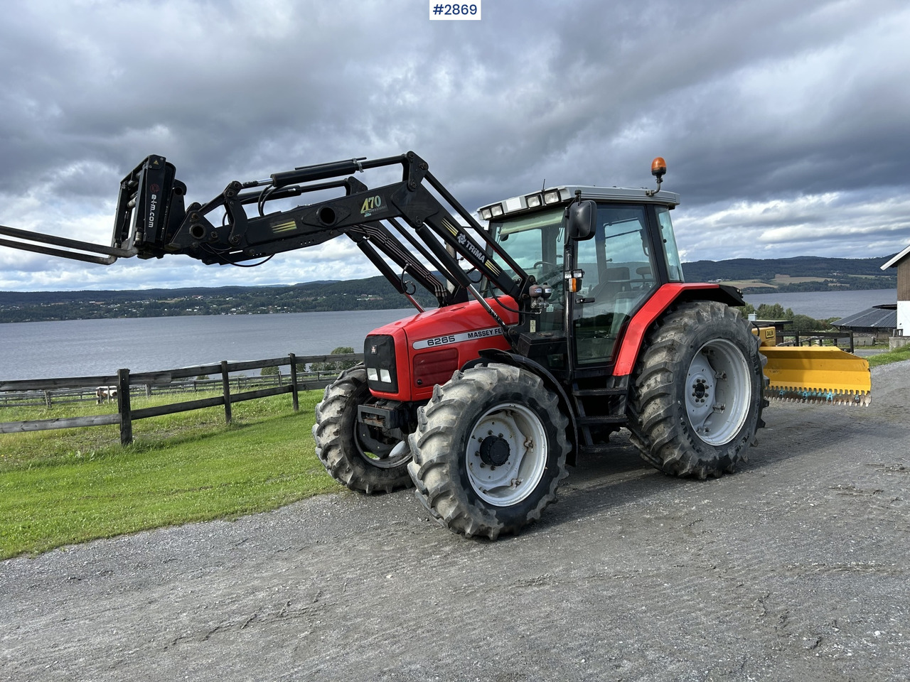 1999 Massey Ferguson 6265 w/ trima 420 front loader - Трактор: фото 3 1999 Massey Ferguson 6265 w/ trima 420 front loader - Трактор: фото 3