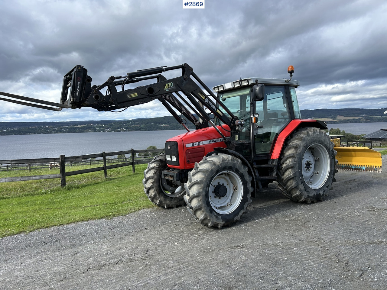 1999 Massey Ferguson 6265 w/ trima 420 front loader - Трактор: фото 2 1999 Massey Ferguson 6265 w/ trima 420 front loader - Трактор: фото 2