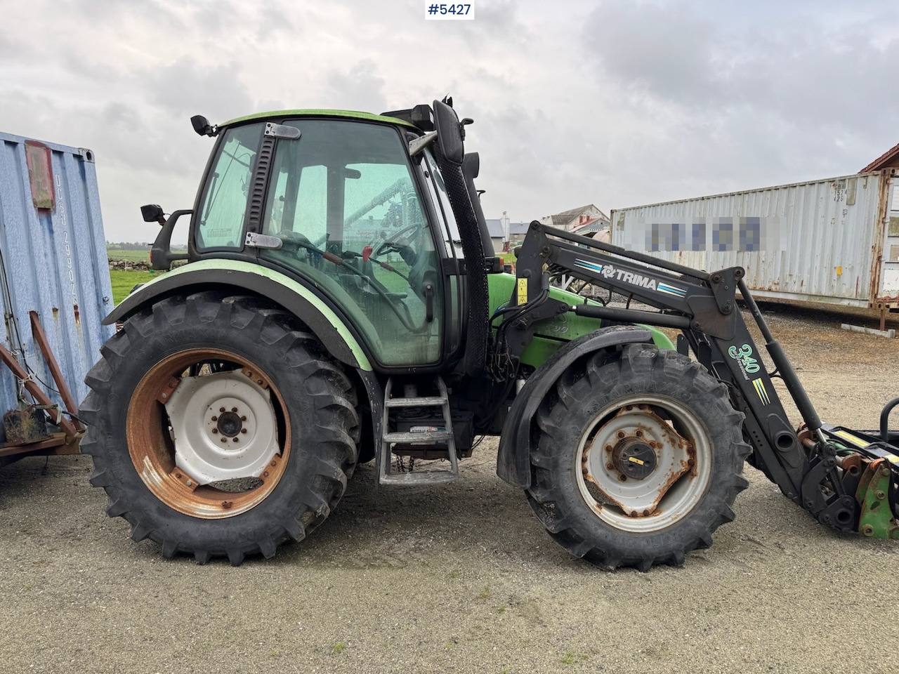 2001 Deutz Fahr Agrotron 90 w/front loader. - Трактор: фото 5 2001 Deutz Fahr Agrotron 90 w/front loader. - Трактор: фото 5